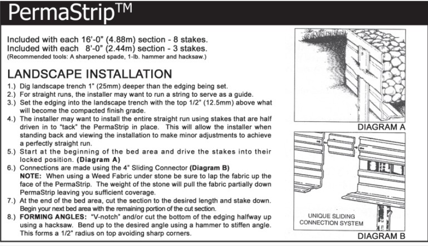 PermaStrip, Mill Finish, 1/8"x3.5"x16', (240' per box)