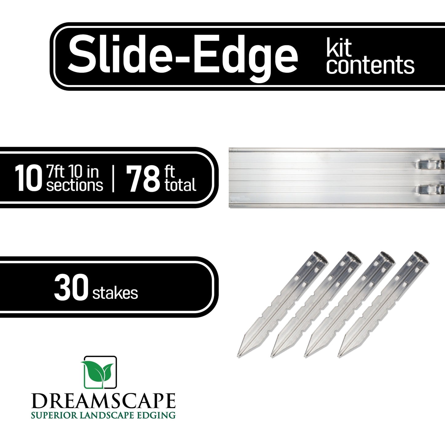Slide-Edge® 1/8" x 4" x 7' 10"