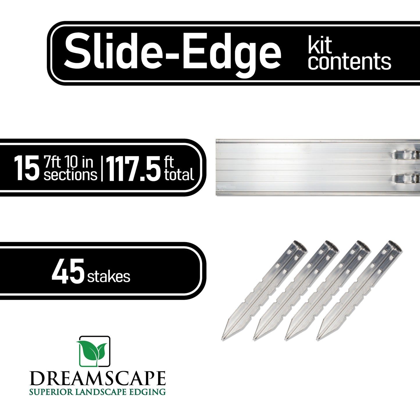 Slide-Edge® 1/8" x 4" x 7' 10"